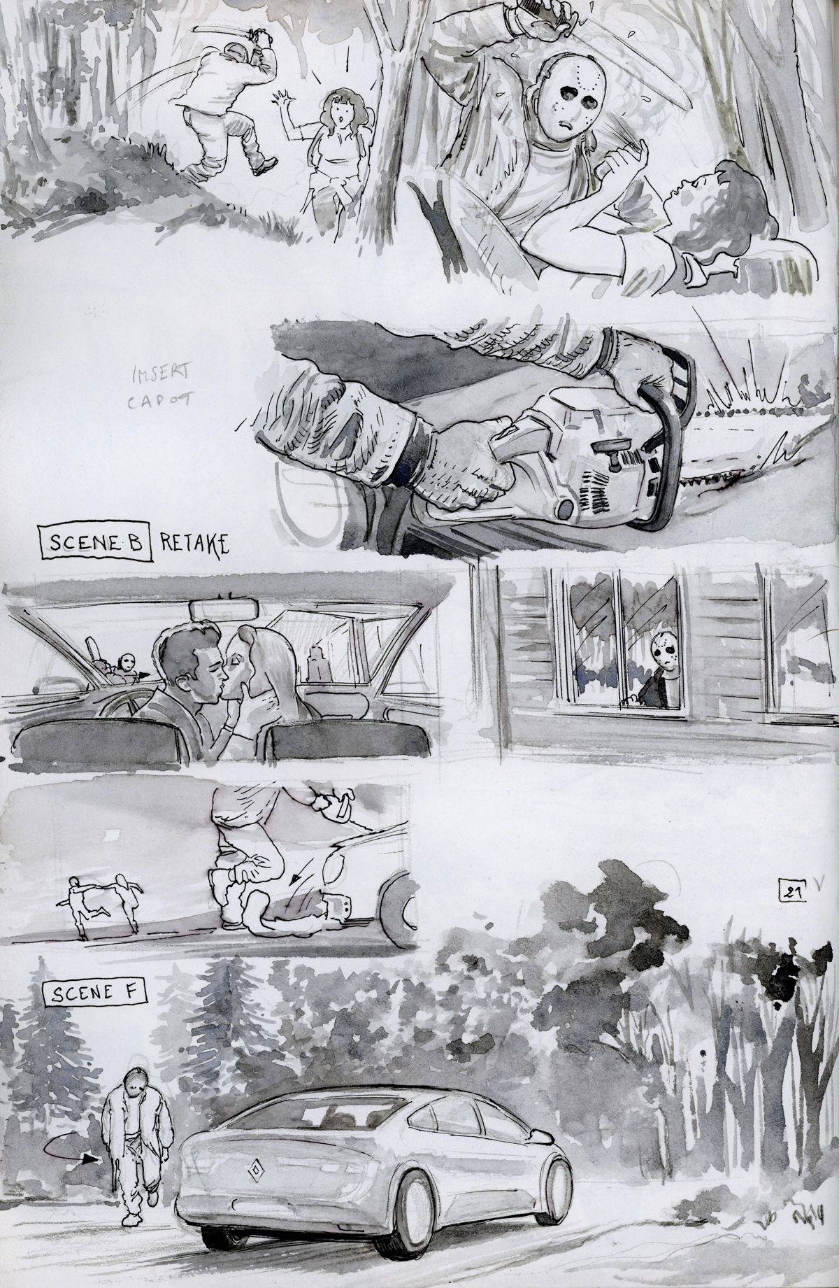 Renault Halloween — storyboard — Page 06