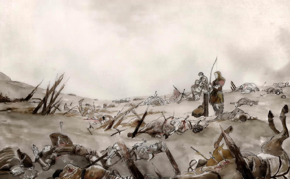 Storyboard animatique, Désolation après la bataille