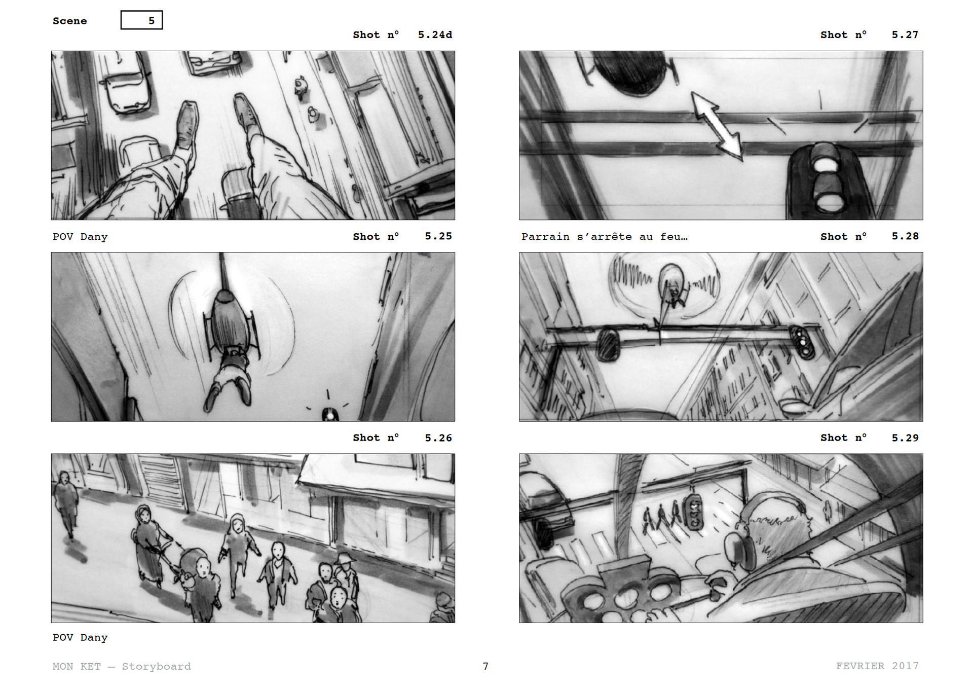 =Mon Ket — Storyboard, scènes d'évasion, page 6